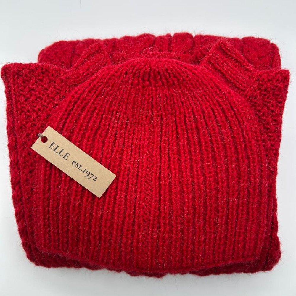 Hand Knitted Alpaca Sweater & Beanie